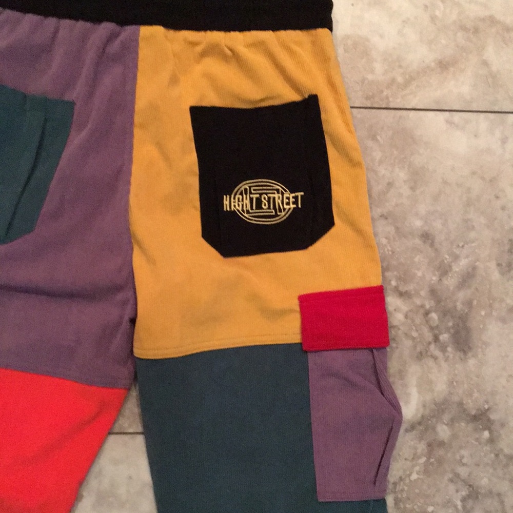 Aelfric eden multi color corduroy skater Street gear pants NWOT - Picture 10 of 12